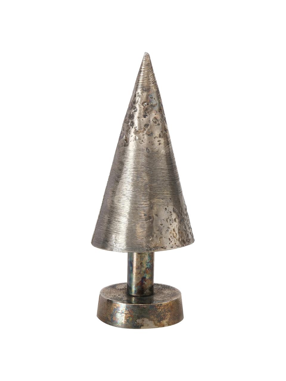 Deko-Bäume-Set Toffan, 2-tlg., Aluminium, beschichtet, Silberfarben, Set mit verschiedenen Größen
