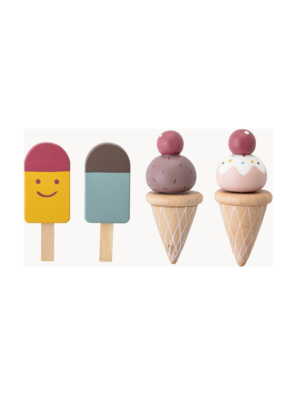 Hračky v tvare zmrzliny Hasham, 5 ks, MDF-doska strednej hustoty, Viacfarebná, Š 14 x V 15 cm