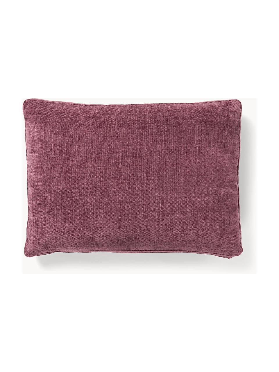 Sofa-Kissen Tribeca, Hülle: 100 % Polyester, Webstoff Aubergine, B 50 x L 70 cm