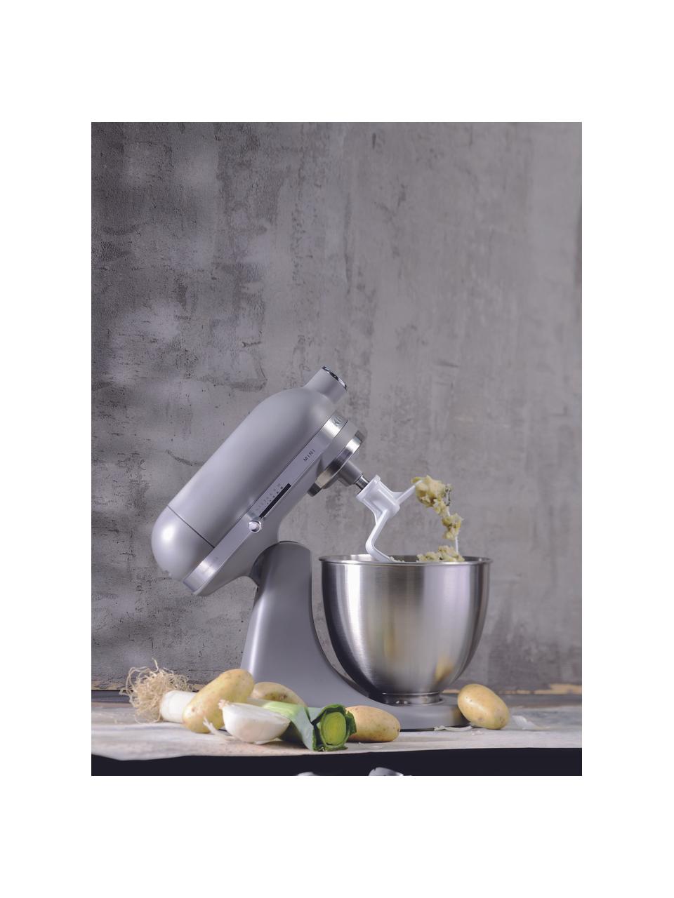 Robot da cucina grigio Mini, Ciotola: acciaio inossidabile, Grigio opaco, Larg. 31 x Alt. 31 cm