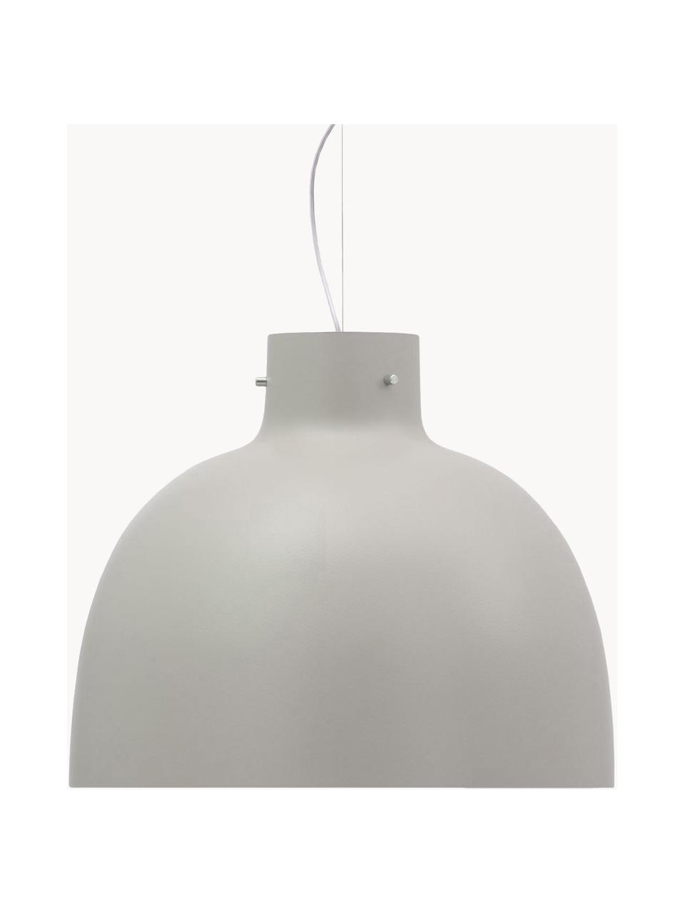 Lámpara de techo grande Bellissima, Plástico, Gris, Ø 50 x Al 41 cm