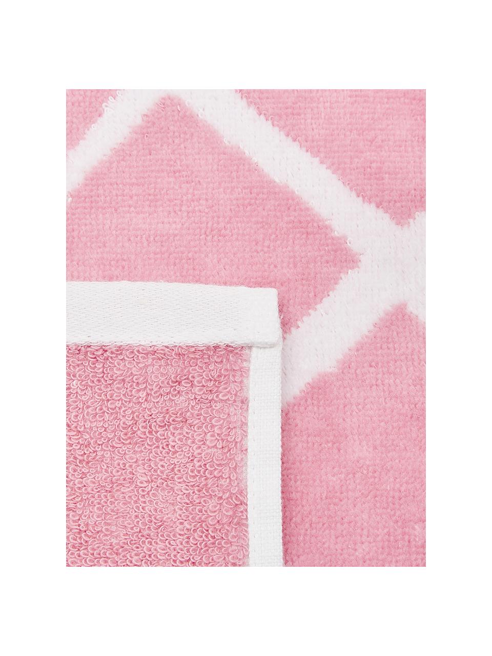 Strandlaken Anas, Katoen
Lichte kwaliteit 380 g/m², Roze, wit, 80 x 160 cm