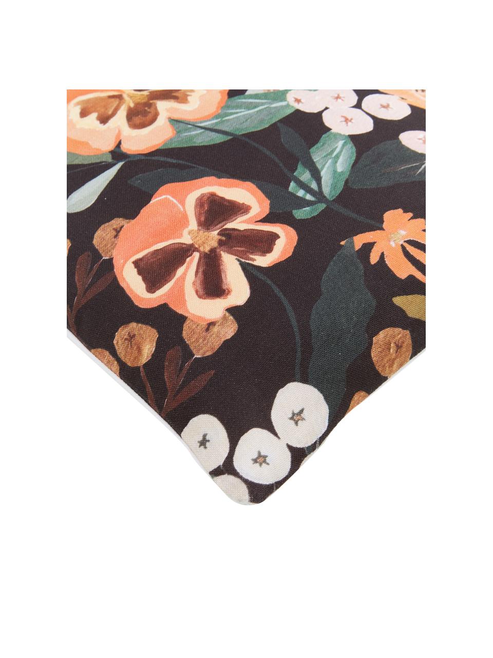 Funda de cojín Big Flowers, diseño Candice Gray, 100% algodón, certificado GOTS, Multicolor, An 45 x L 45 cm