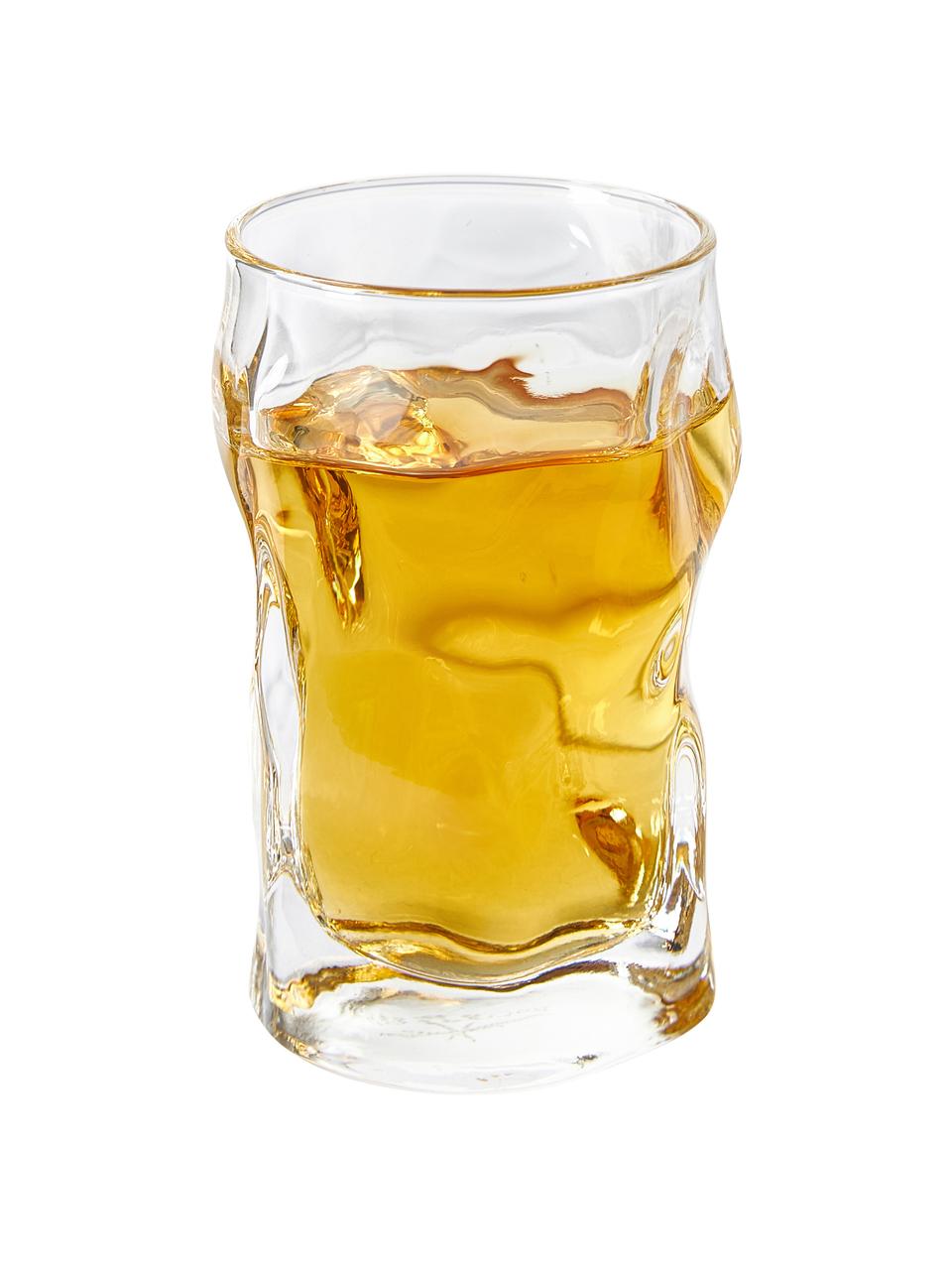 Vasos de chupito Sorgente, 6 uds., Vidrio, Transparente, Ø 5 x Al 8 cm, 70 ml