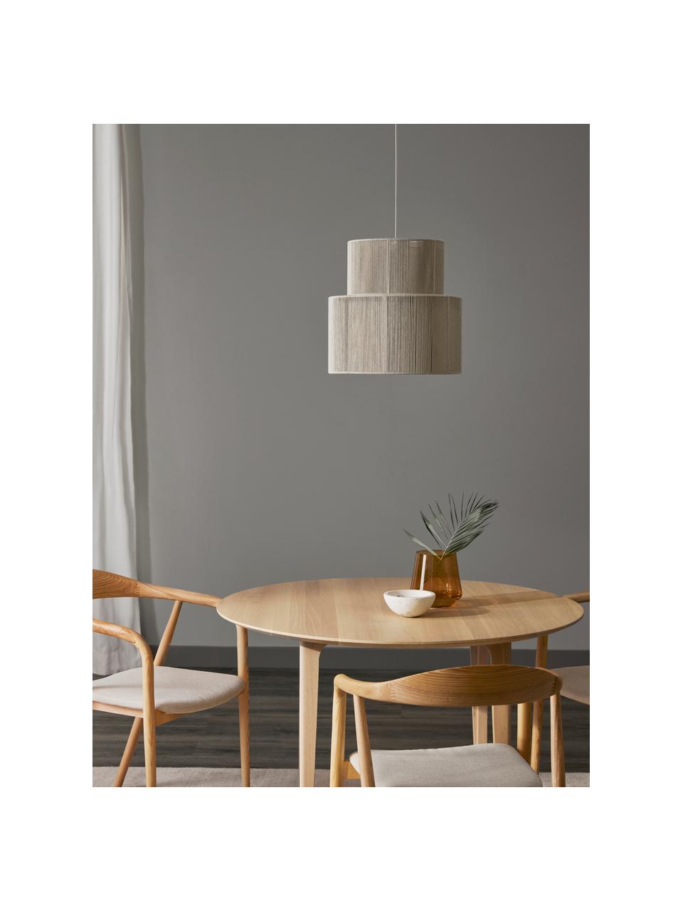 Závesná lampa Lace, Béžová, Ø 40 x V 40 cm