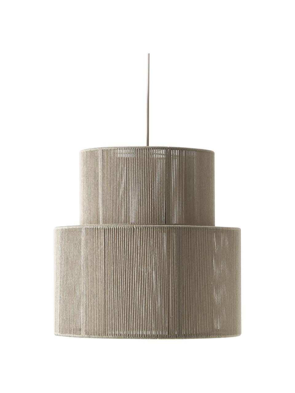 Suspension en fils de lin Lace, Beige, Ø 40 x haut. 40 cm