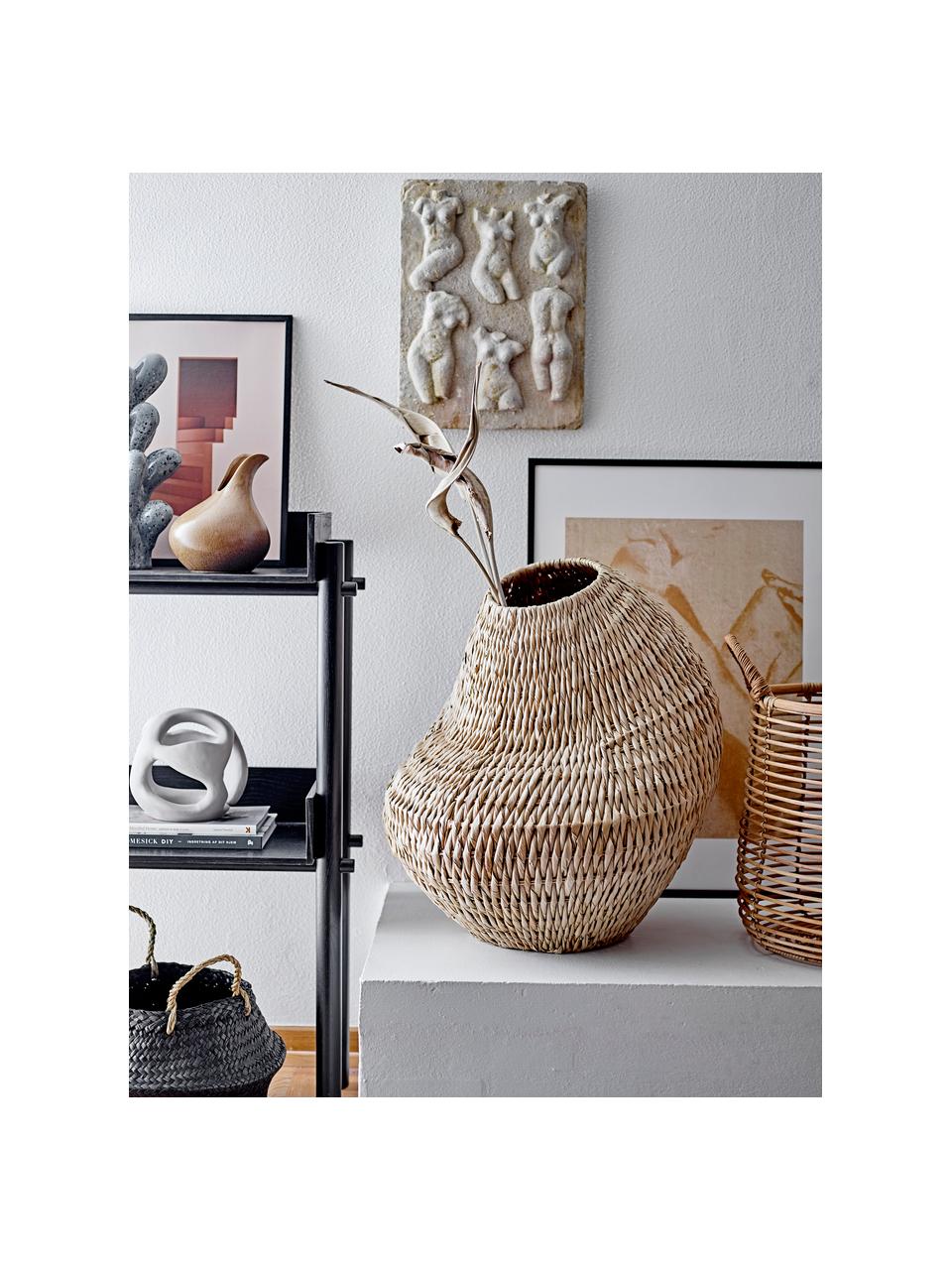 Panier de rangement Levis, Palmier à chou, Beige, Ø 55 x haut. 57 cm