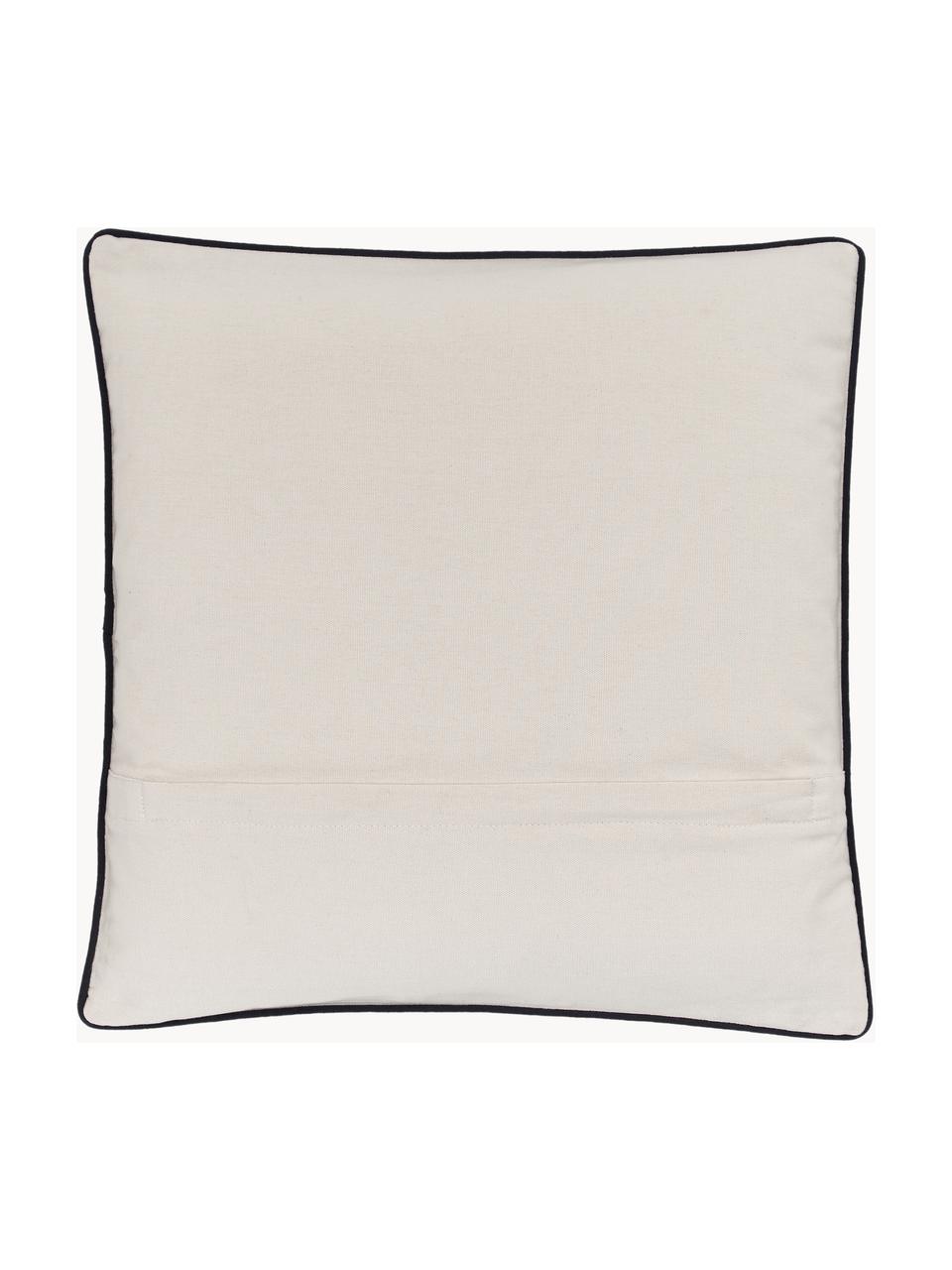 Poszewka na poduszkę z bawełny Maja, 100% bawełna, Beżowy, wielobarwny, we wzór, S 45 x D 45 cm