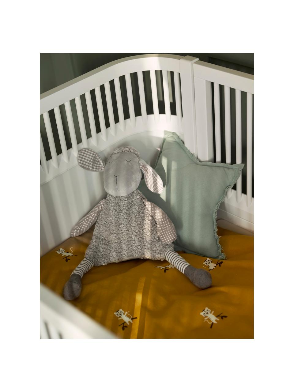 Verstellbares Baby-Bett Junior, Birkenholz, lackiert, Weiß, B 115 x H 88 cm