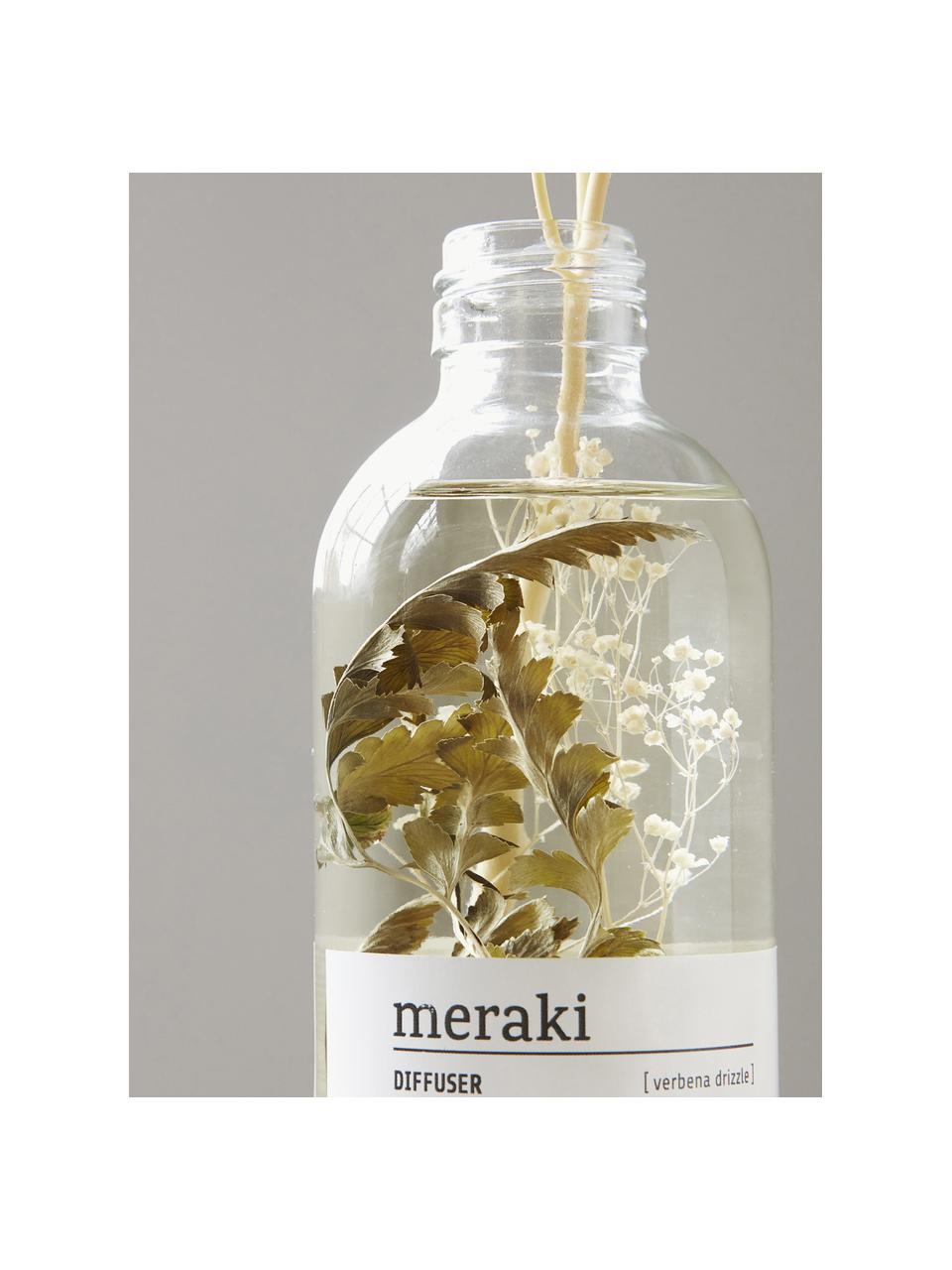 Diffuser Verbena Drizzle (Eisenkraut & Zitronengrass), Flasche: Glas, Eisenkraut & Zitronengrass, Ø 6 x H 26 cm