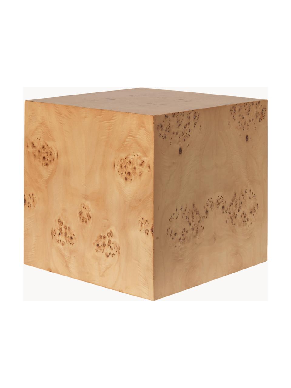 Beistelltisch Burl Cube aus Maserholz, Maserholz

Dieses Produkt wird aus nachhaltig gewonnenem, FSC®-zertifiziertem Holz gefertigt., Maserholz, B 40 x H 40 cm