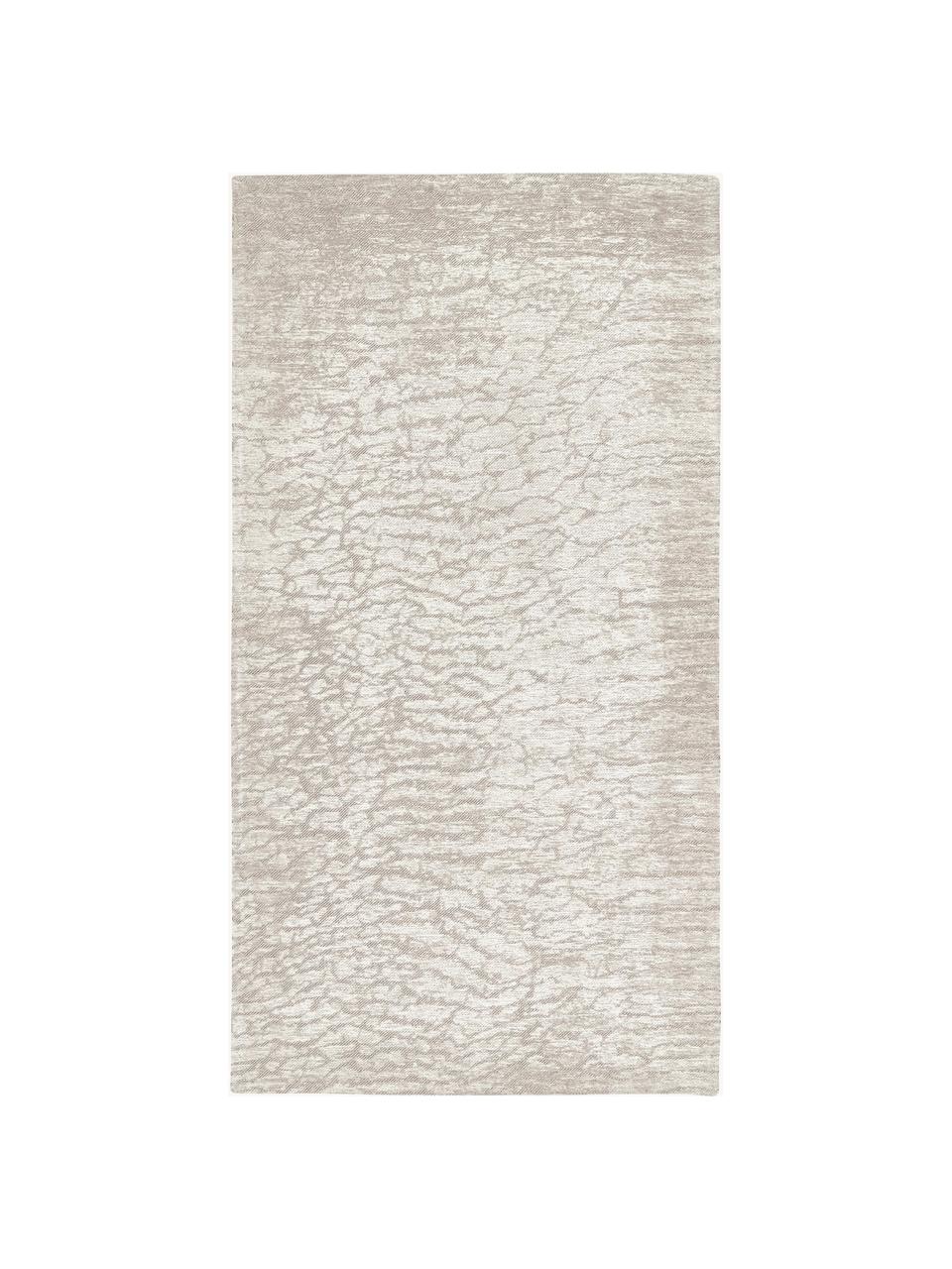 Tapis en coton tufté main Imani, Beige, larg. 80 x long. 150 cm (taille XS)