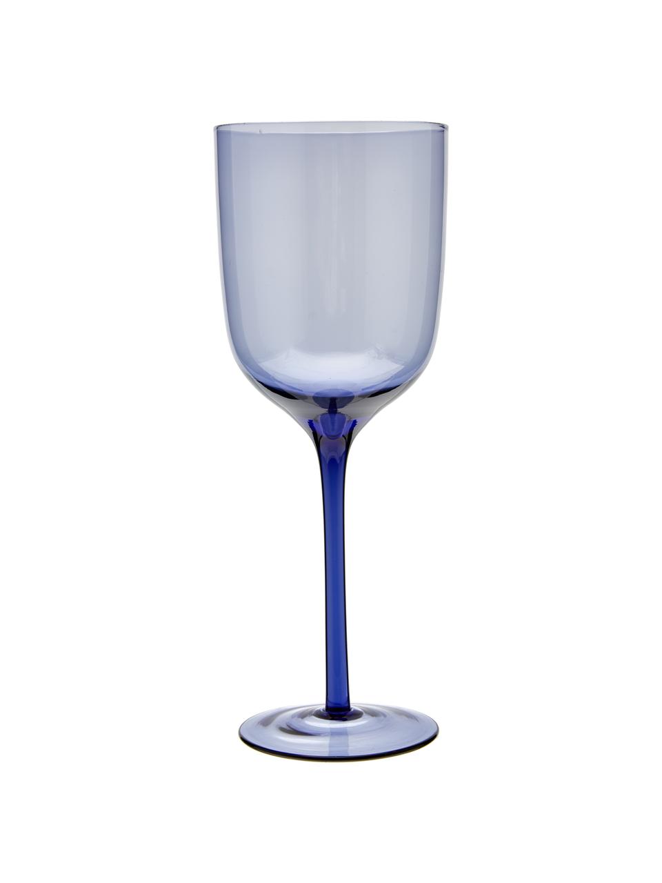 Mundgeblasene Weingläser Diseguale in unterschiedlichen Farben und Formen, 6er-Set, Glas, mundgeblasen, Bunt, Ø 7 x H 24 cm, 250 ml