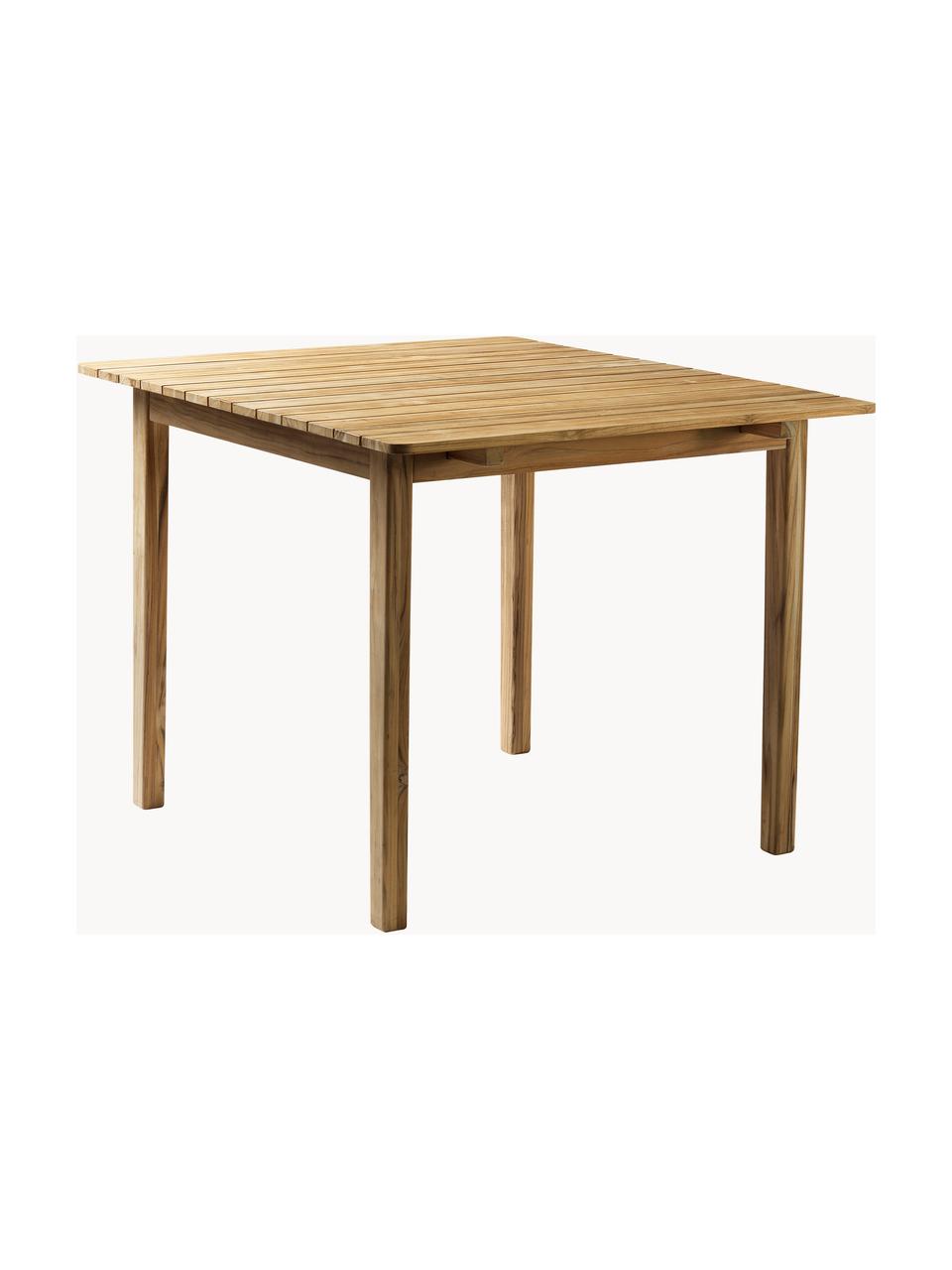 Mesa para exteriores de madera de teca Sammen, tamaños diferentes, Madera de teca con certificado FSC, Madera de teca, An 105 x F 90 cm