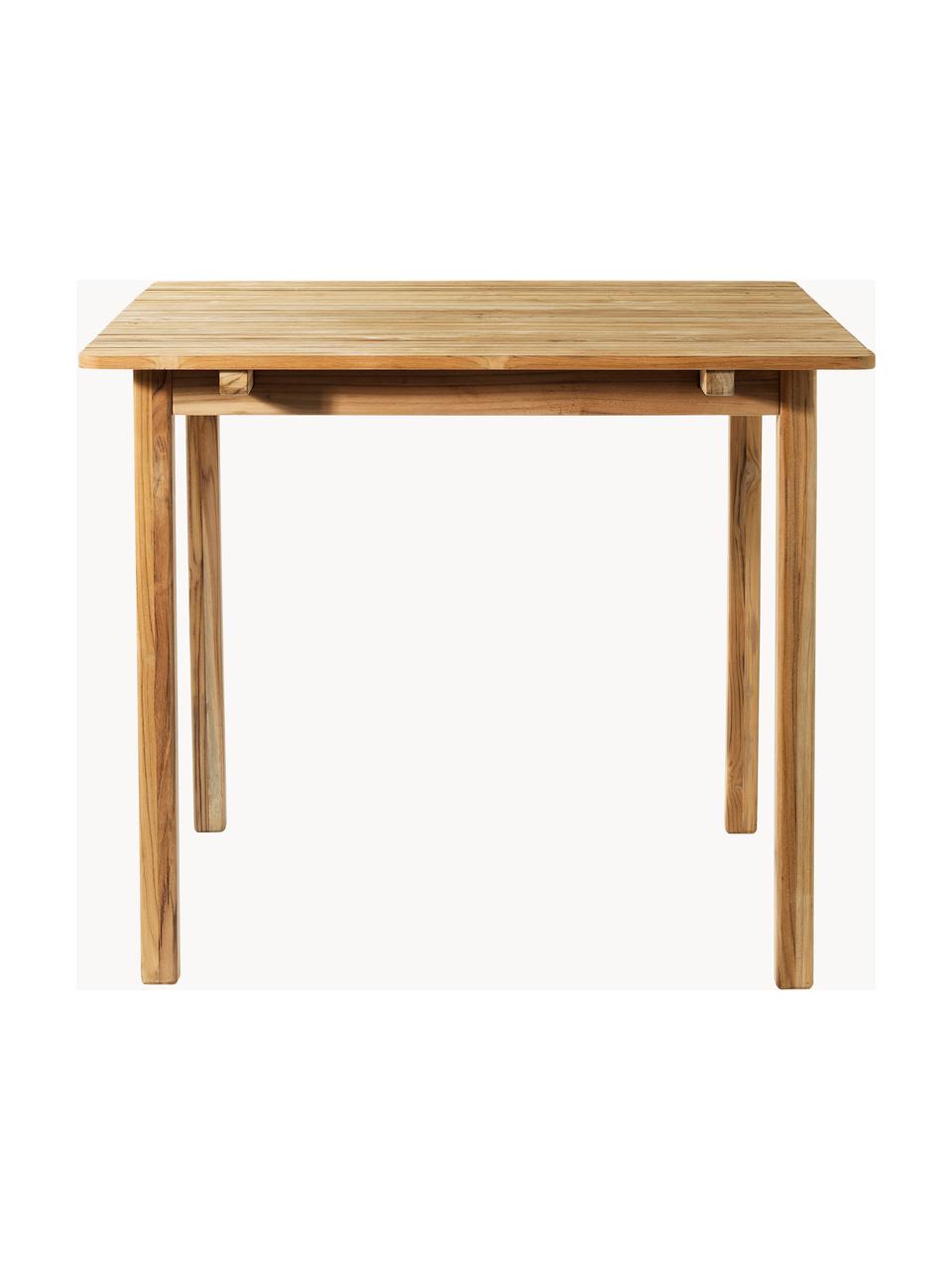 Mesa para exteriores de madera de teca Sammen, tamaños diferentes, Madera de teca con certificado FSC, Madera de teca, An 105 x F 90 cm