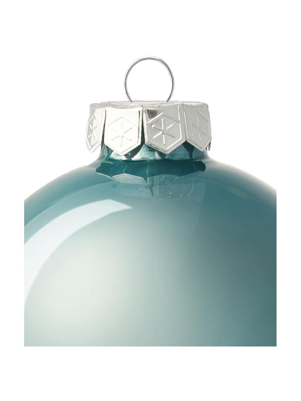 Set palline di Natale Evergreen 6 pz, Azzurro, Ø 8 cm, 6 pz