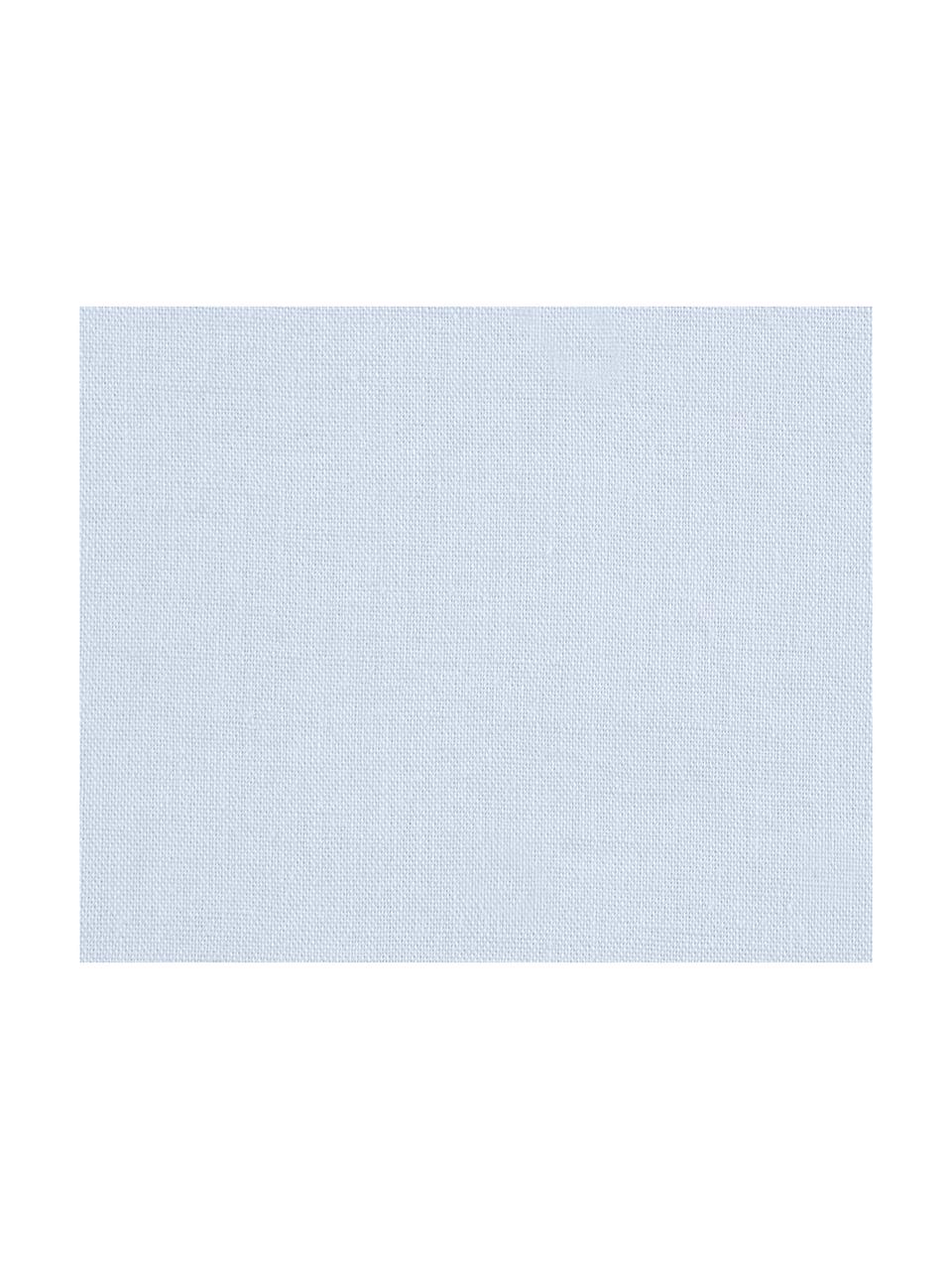 Ľanová obliečka na vankúš Indica, 2 ks, Svetlomodrá, Š 40 x D 80 cm