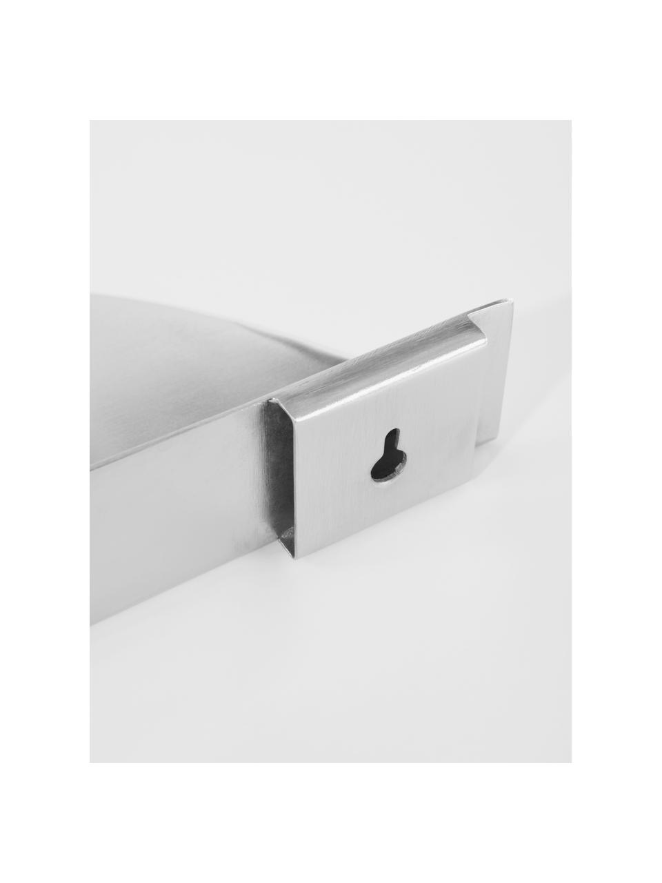 Estante de pared Poppy, Metal, cromado, Cromo, An 36 x Al 5 cm