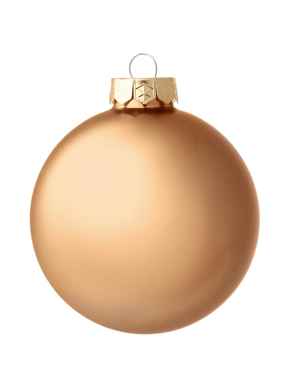 Bolas de Navidad Evergreen, tamaños diferentes, Dorado, Ø 8 x Al 8 cm