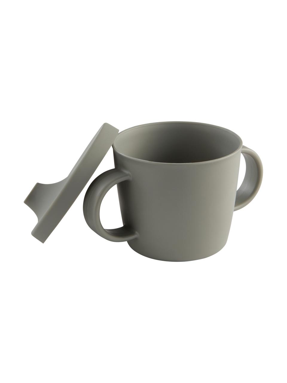 Drinkbeker Sassen, Beker: PLA (biobased plastic), Greige, Ø 8 x H 7 cm, 200 ml