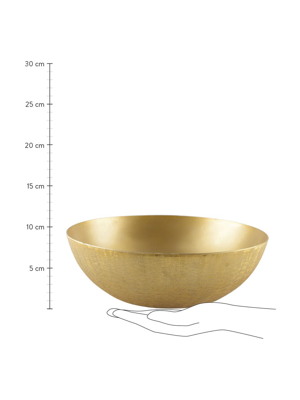 Misa z hliníka Simple, Ø 25 cm, Leštené odtiene zlatej
