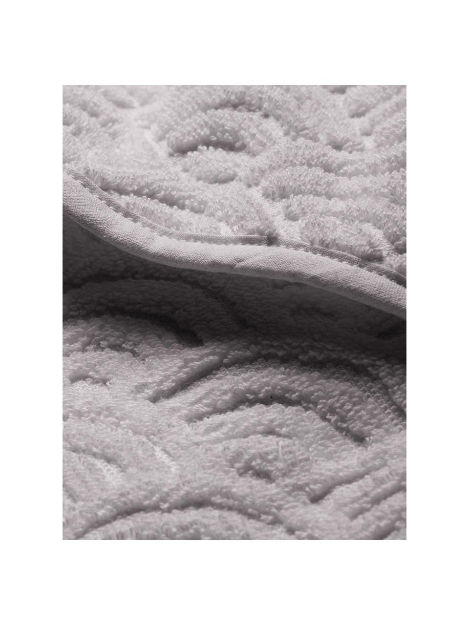 Asciugamano per bambini in cotone organico Wave Fluff, 100% cotone organico, Grigio, Larg. 105 x Lung. 105 cm