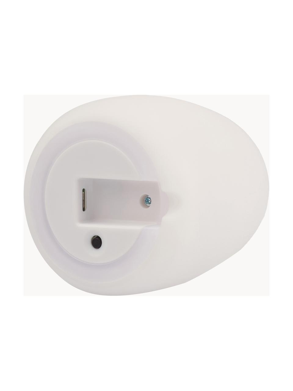 Kleine mobiele LED tafellampen Callie, set van 2, Siliconen, Lichtgrijs, wit, zwart, Ø 7 x H 9 cm
