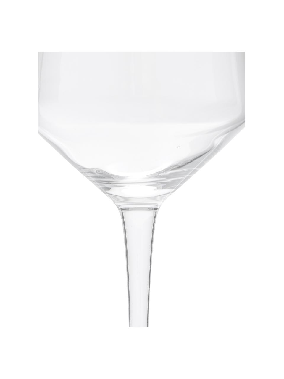 Copas de vino blanco sopladas artesanalmente Ays, 4 uds., Vidrio, Transparente, Ø 6 x Al 24 cm, 418 ml