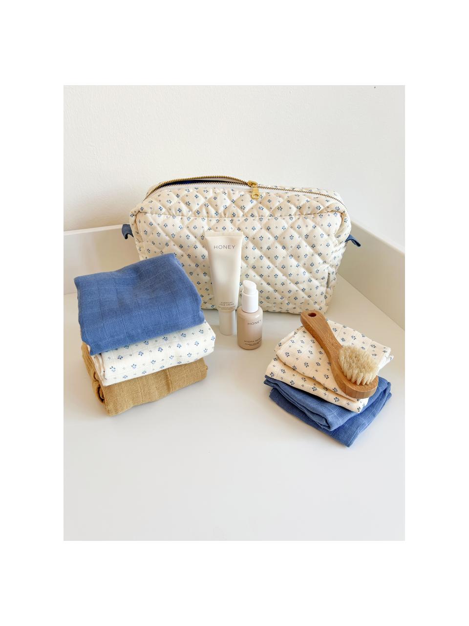 Set di 3 panni per bambini in mussola di cotone organico Capri, 100% cotone organico certificato GOTS, Capri, Larg. 70 x Lung. 70 cm