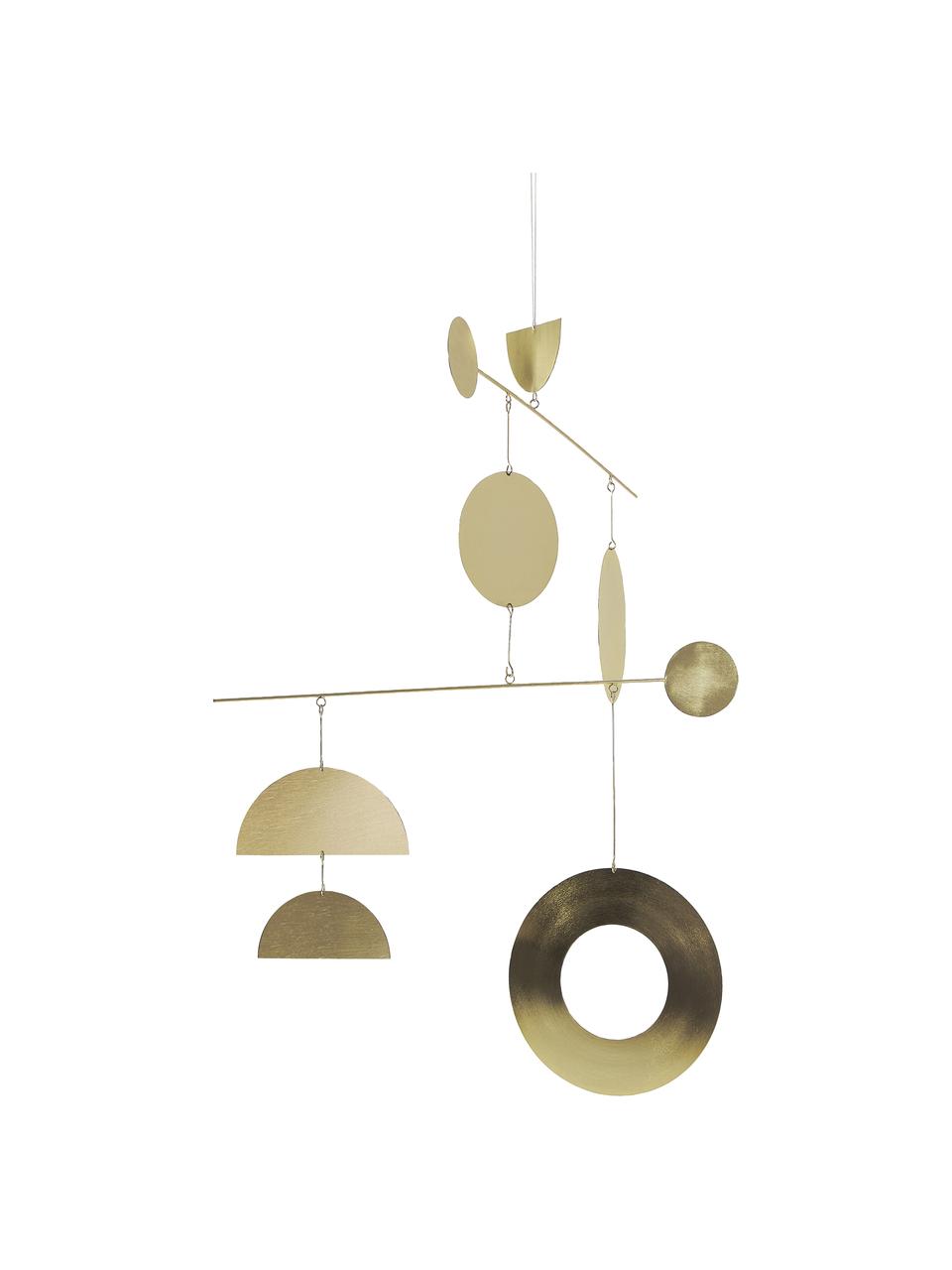Dekoracja ścienna Novalie, Metal, Odcienie złotego, S 80 x W 82 cm