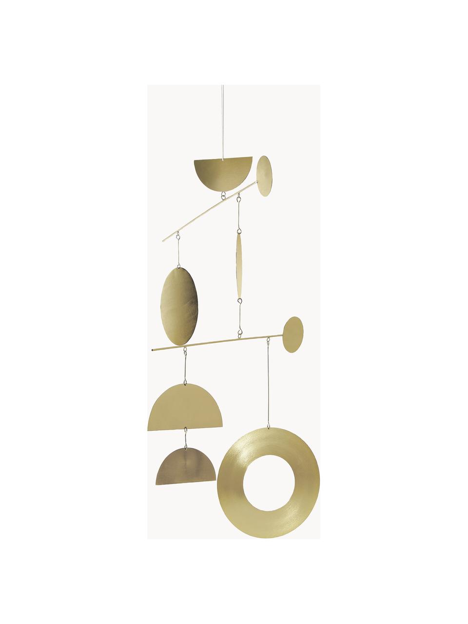 Móvil decorativo Novalie, Metal, Dorado, An 80 x Al 82 cm