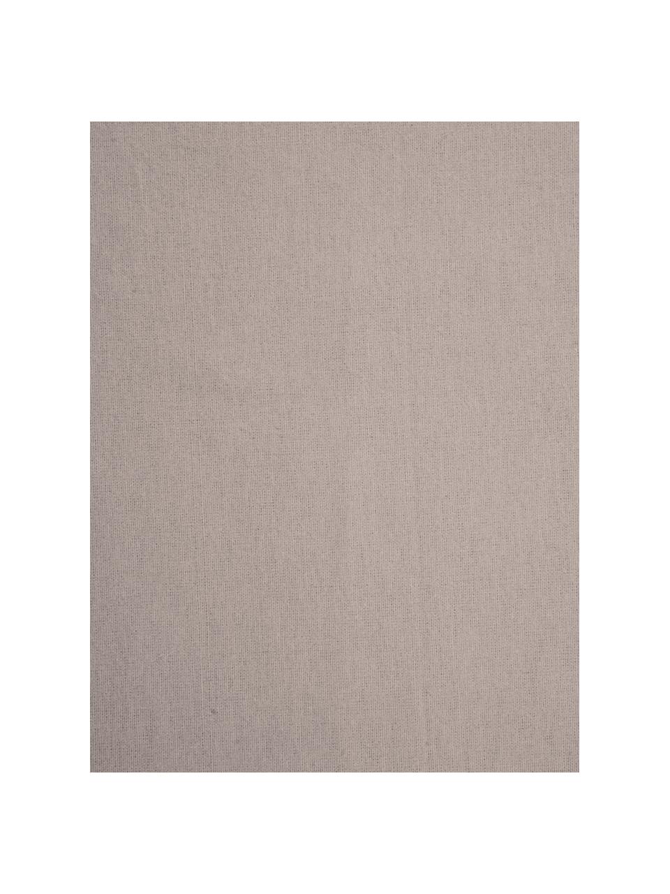 Flanell-Spannbettlaken Biba in Taupe, Webart: Flanell Flanell ist ein k, Taupe, B 180 x L 200 cm