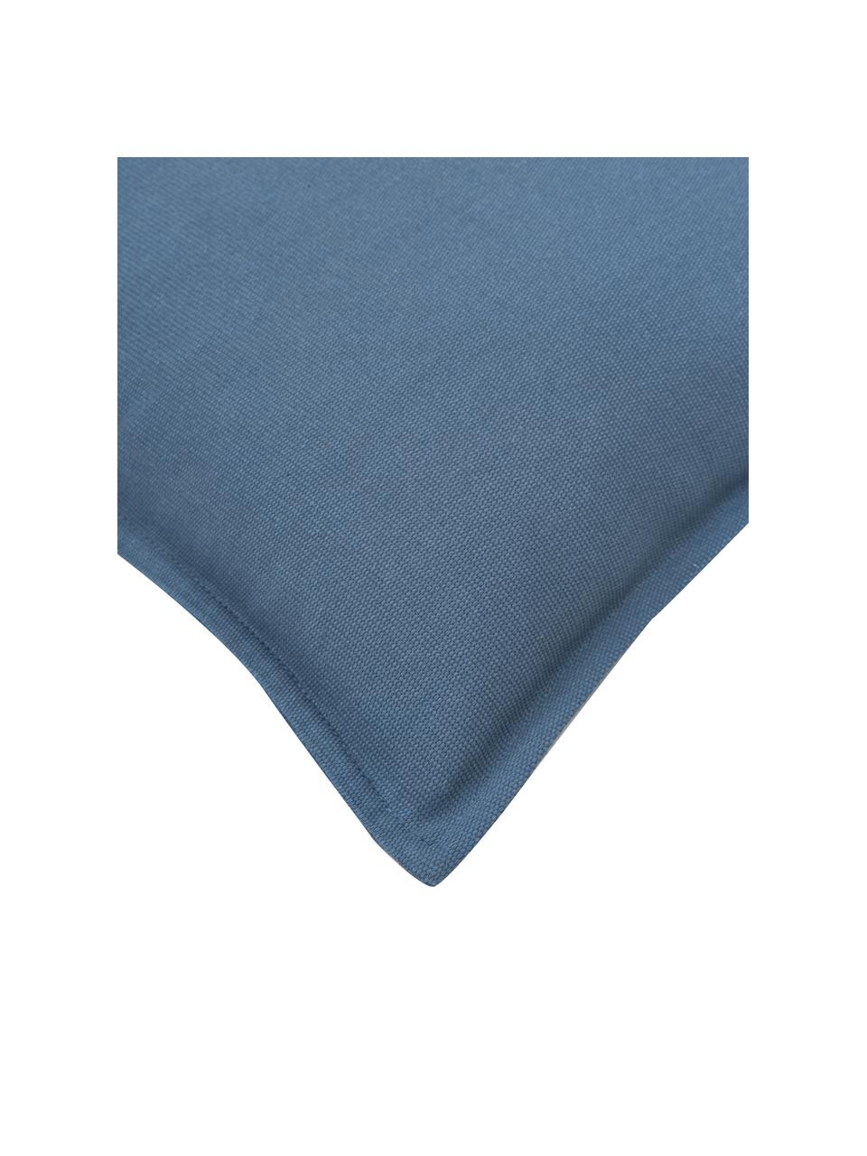 Federa arredo in cotone blu Mads, 100% cotone, Blu, Larg. 50 x Lung. 50 cm