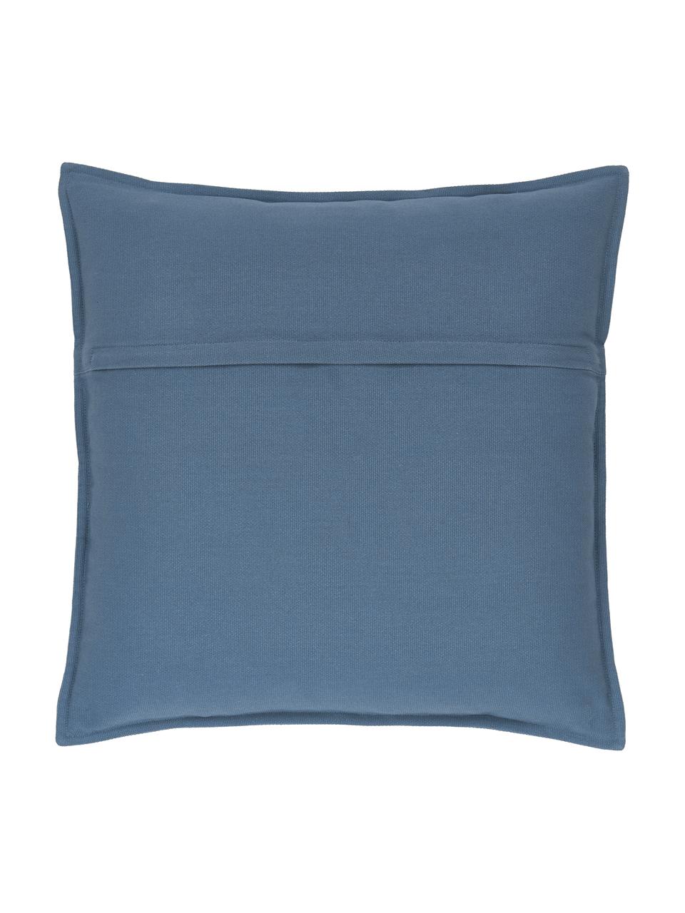 Federa arredo in cotone blu Mads, 100% cotone, Blu, Larg. 50 x Lung. 50 cm