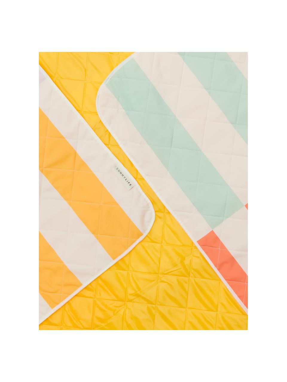 Strand- en picknickkleed Rio Sun, 100% polyester, Meerkleurig, patroon, B 140 x L 175 cm