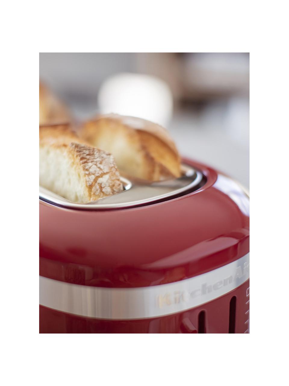 Toaster Design Collection in Rot für 4-Scheiben, Gehäuse: Kunststoff, Rot, B 19 x H 20 cm