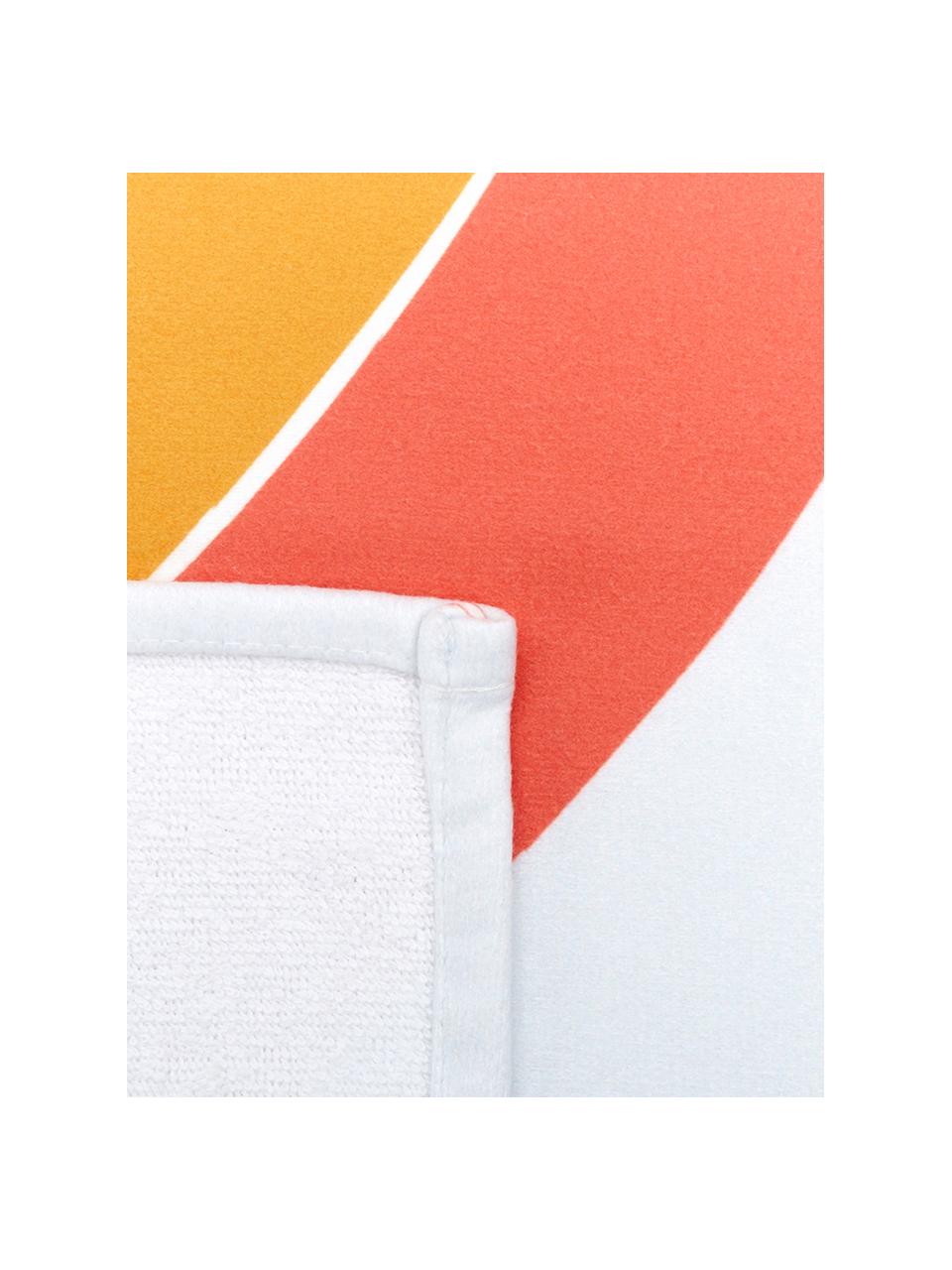 Leichtes Strandtuch Rainbow mit Regenbogen Motiv, 55% Polyester, 45% Baumwolle Sehr leichte Qualität, 340 g/m², Mehrfarbig, 70 x 150 cm