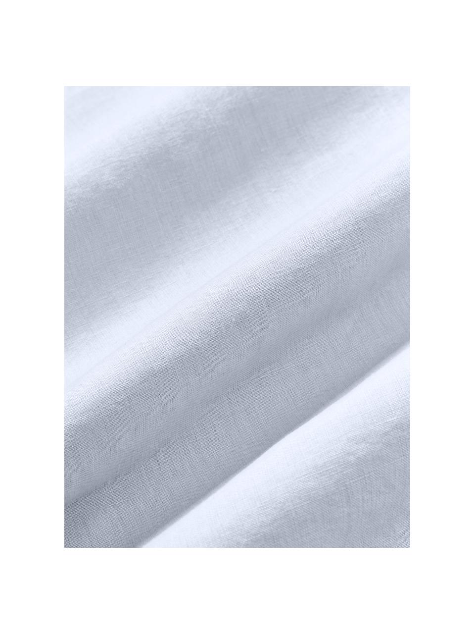 Ľanová posteľná plachta s vypraným vzhľadom Airy, 100 % ľan
Hustota vlákna 110 TC, kvalita štandard
Ľan je prírodné vlákno vyznačujúce sa priedušnosťou, odolnosťou a mäkkosťou. Ľan je chladivý a savý materiál, ktorý rýchlo absorbuje a odvádza vlhkosť, vďaka čomu je ideálny do vysokých teplôt.

Materiál použitý v tomto výrobku bol testovaný na škodlivé látky a certifikovaný podľa STANDARD 100 od OEKO-TEX®, 15.HIN.65948, HOHENSTEIN HTTI., Svetlomodrá, Š 240 x D 280 cm