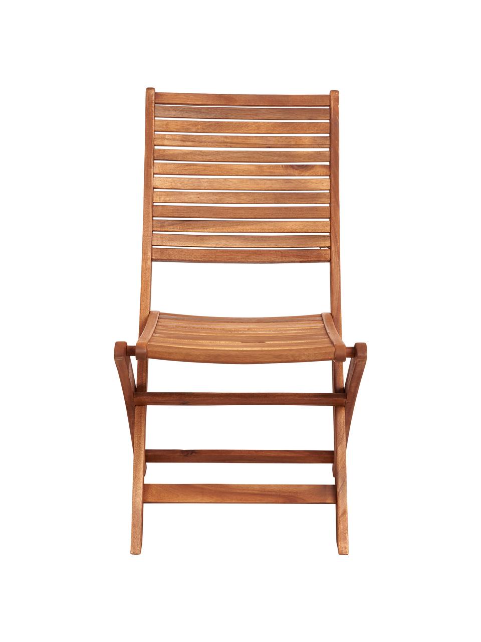 Skladacia stolička Somerset, 2 ks, Akáciové drevo