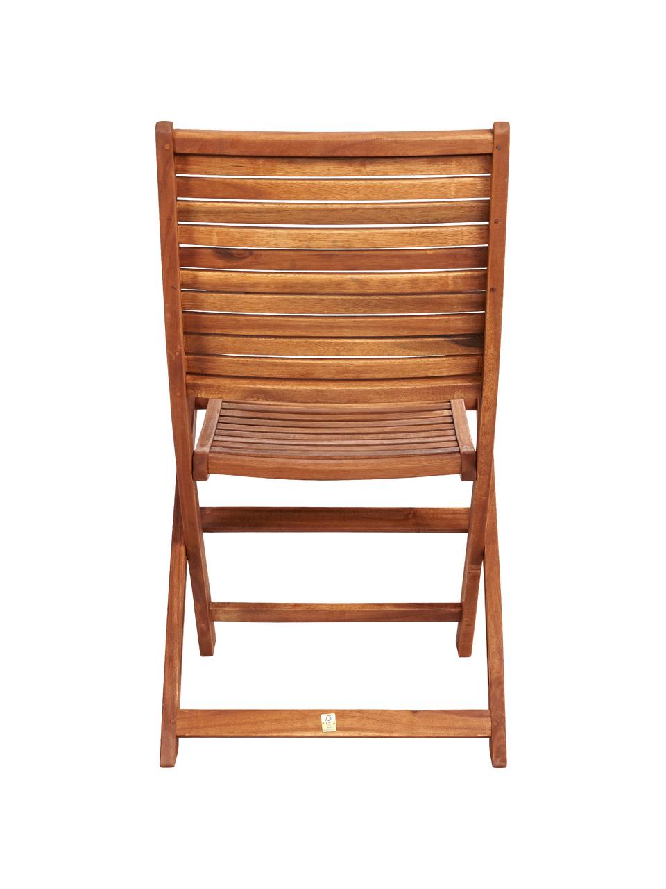 Skládací židle Somerset, 2 ks, Akátové dřevo