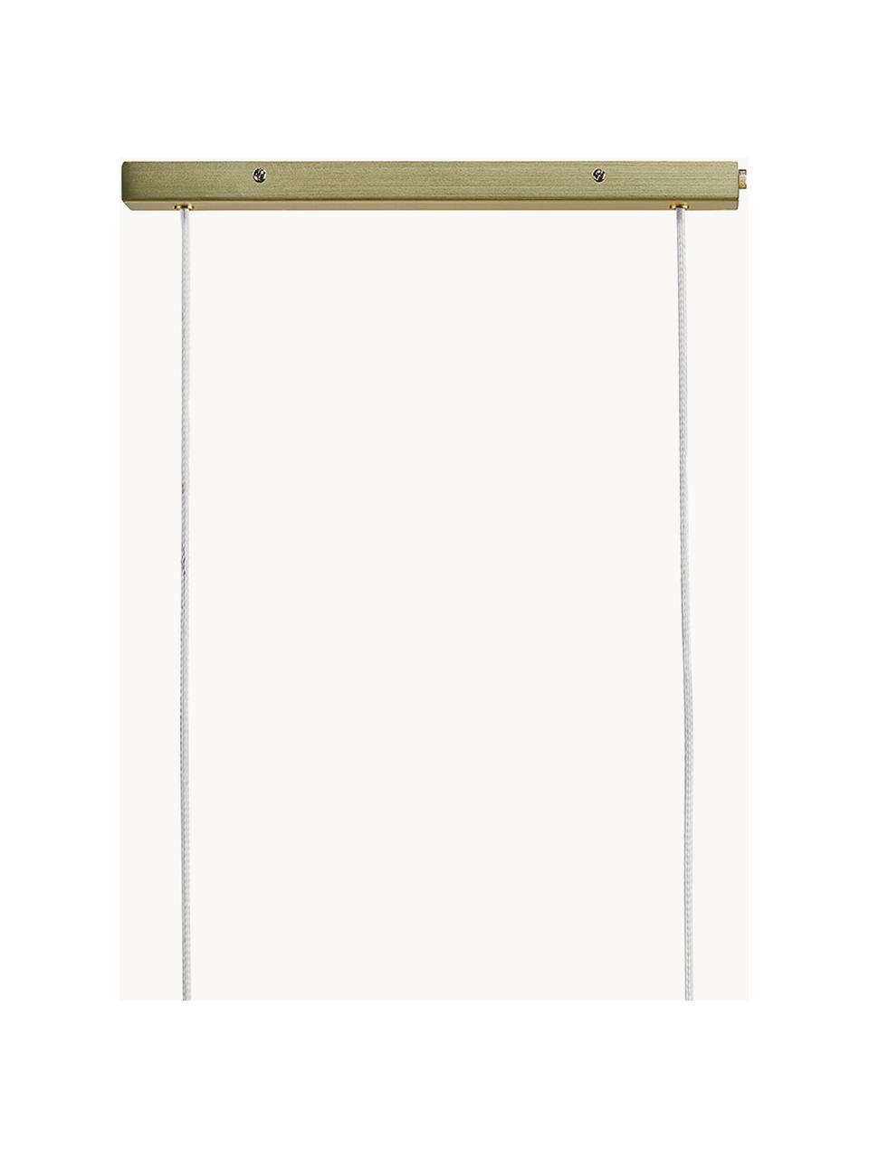 Grande suspension Contina, Blanc, doré, larg. 90 x haut. 42 cm