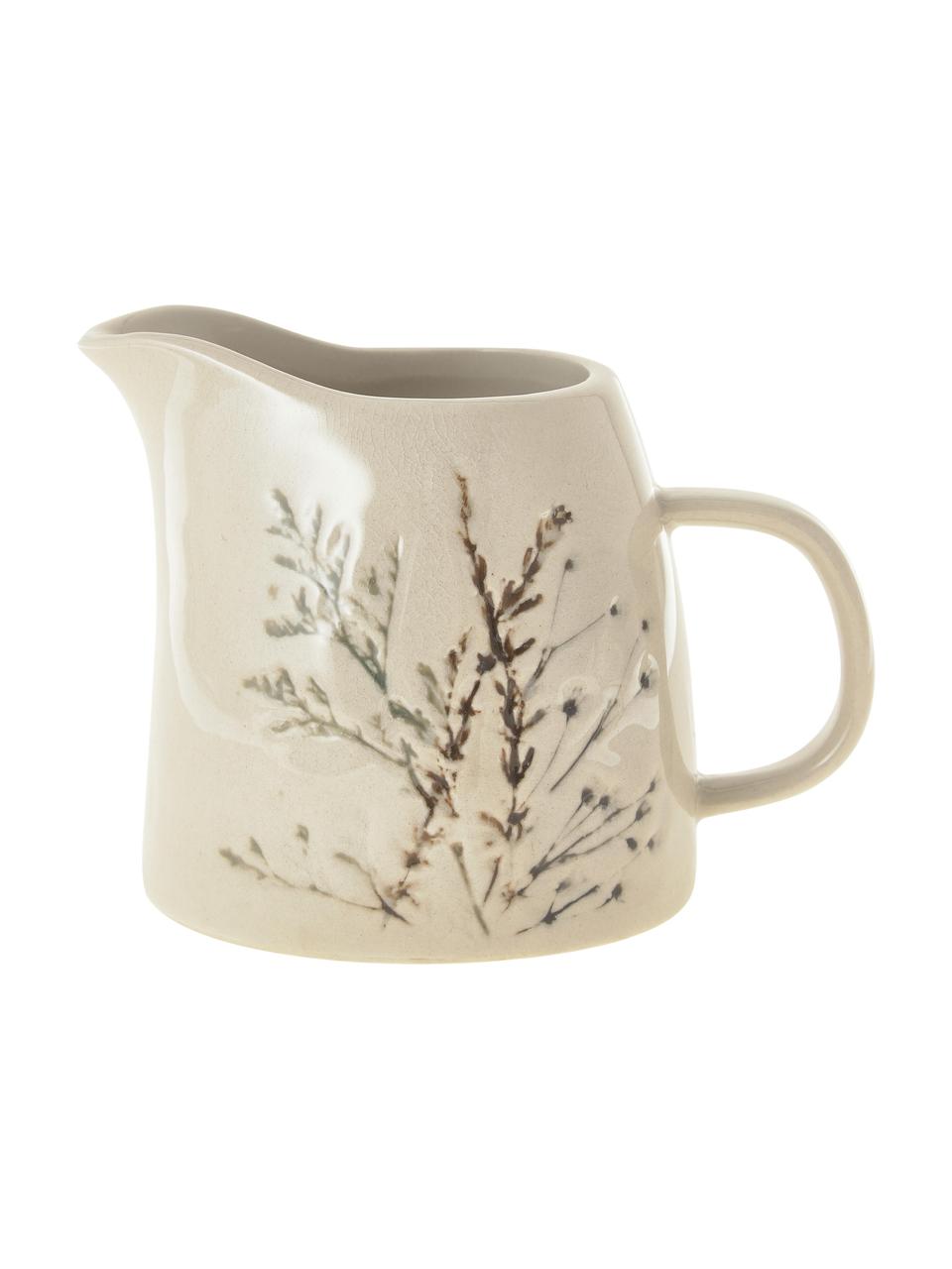 Lechera artesanal Bea, Gres, Beige, Ø 8 x Al 9 cm