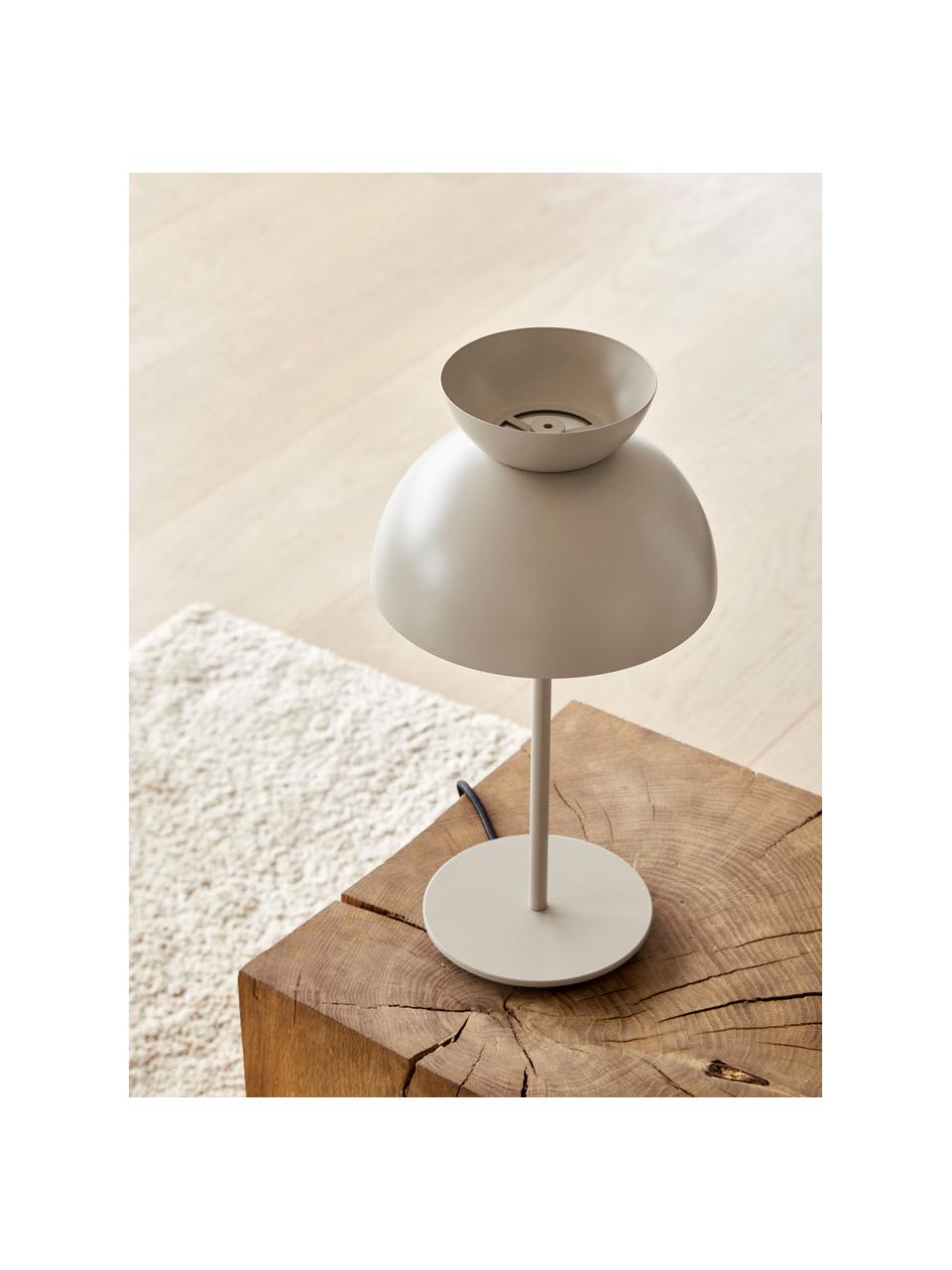Designová stolní lampa Butterfly, Greige, matná, Ø 21 cm, V 40 cm
