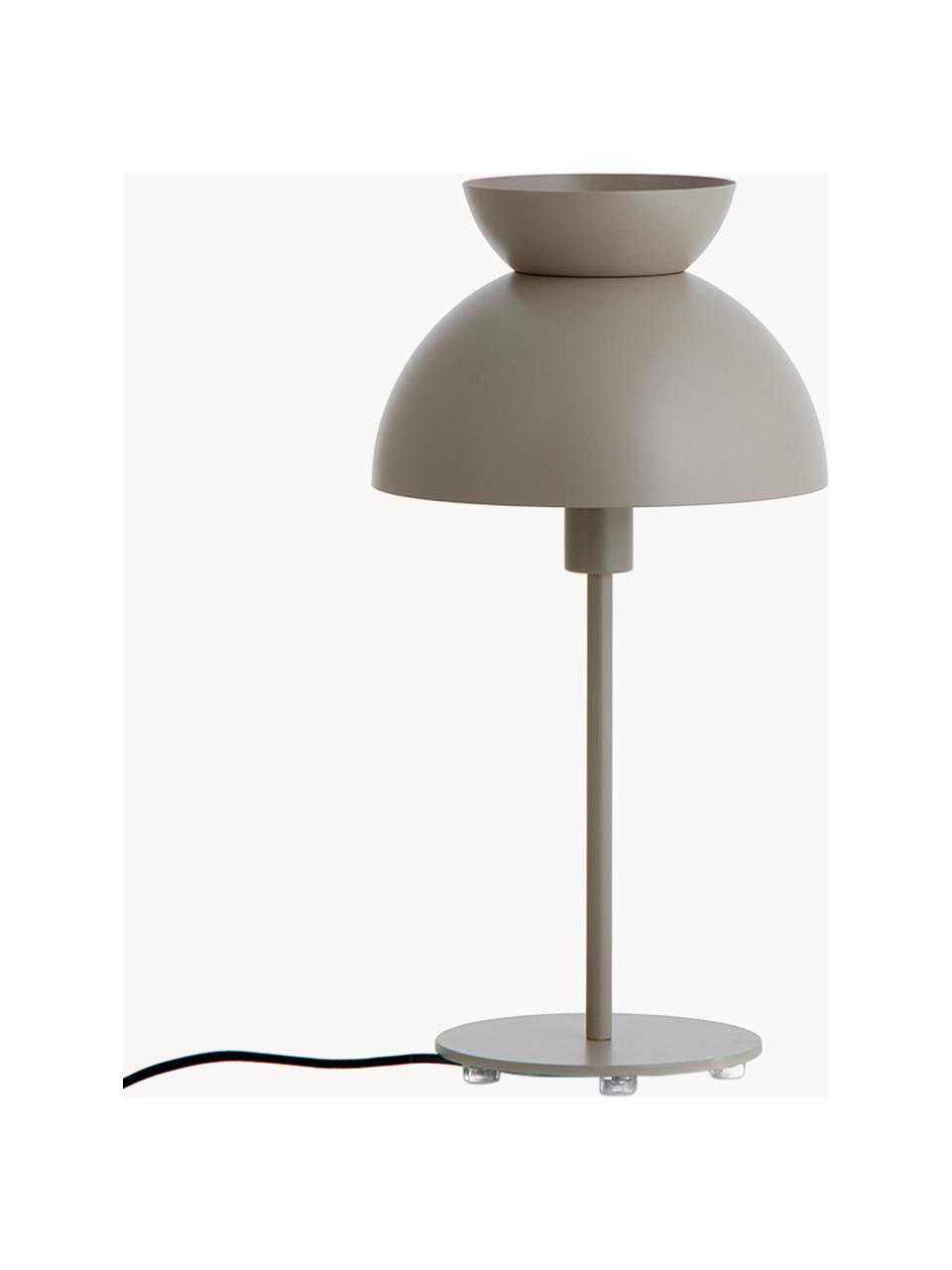 Lampada da tavolo di design Butterfly, Greige opaco, Ø 21 x Alt. 40 cm