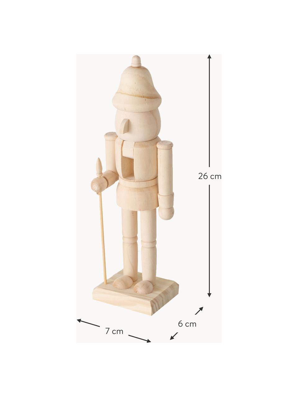 Deko-Figuren Bjante aus Holz, 2er-Set, Mitteldichte Holzfaserplatte (MDF), Helles Holz, B 7 x H 26 cm