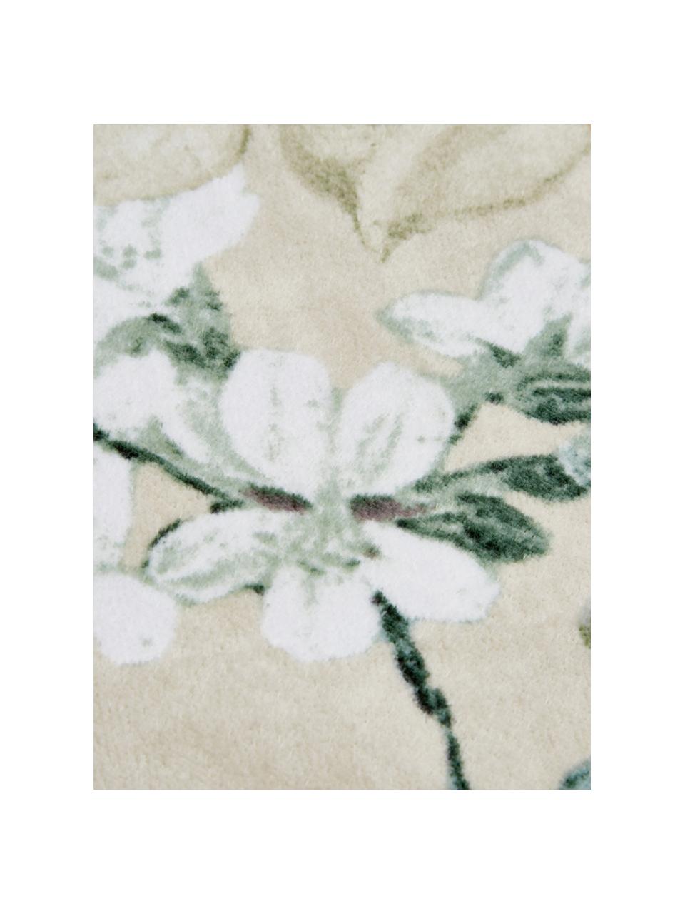Handdoek Rosalee in verschillende formaten, met bloemenpatroon, 100% biokatoen, GOTS-gecertificeerd, Beige, met patroon, Douchehanddoek, B 70 x L 140 cm