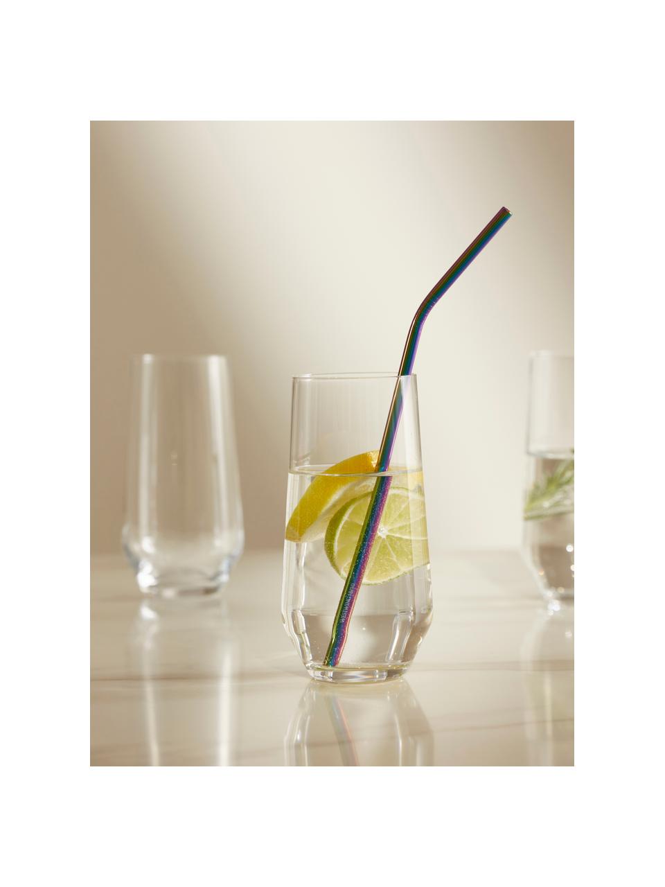 Szklanka ze szkła kryształowego Revolution, 6 szt., Szkło kryształowe, Transparentny, Ø 7 x W 14 cm, 360 ml