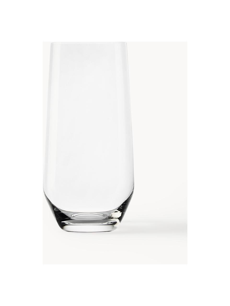 Vasos altos de cristal Revolution, 6 uds., Cristal 

¡Trae el brillo del cristal a tu mesa de comedor! El cristal es excepcionalmente transparente y pesado, lo que significa que se siente valioso y al mismo tiempo tiene un buen aspecto. Además, los delicados cortes hacen de cada pieza un detalle especial, práctico y bonito., Transparente, Ø 7 x Al 14 cm, 360 ml