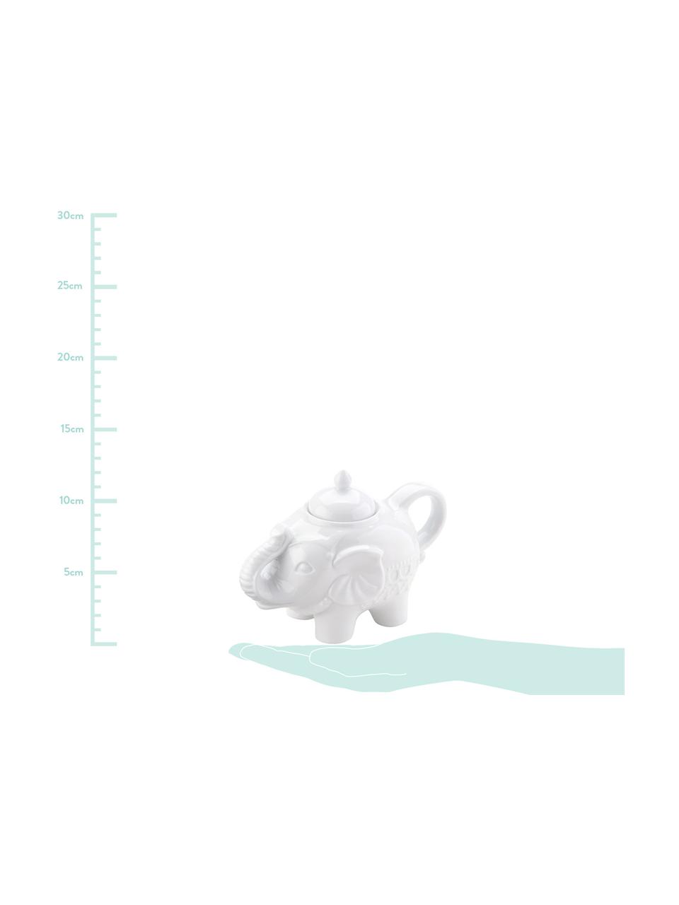 Azucarero de porcenala Elephant, 300 ml, Porcelana, Blanco, An 15 x Al 12 cm