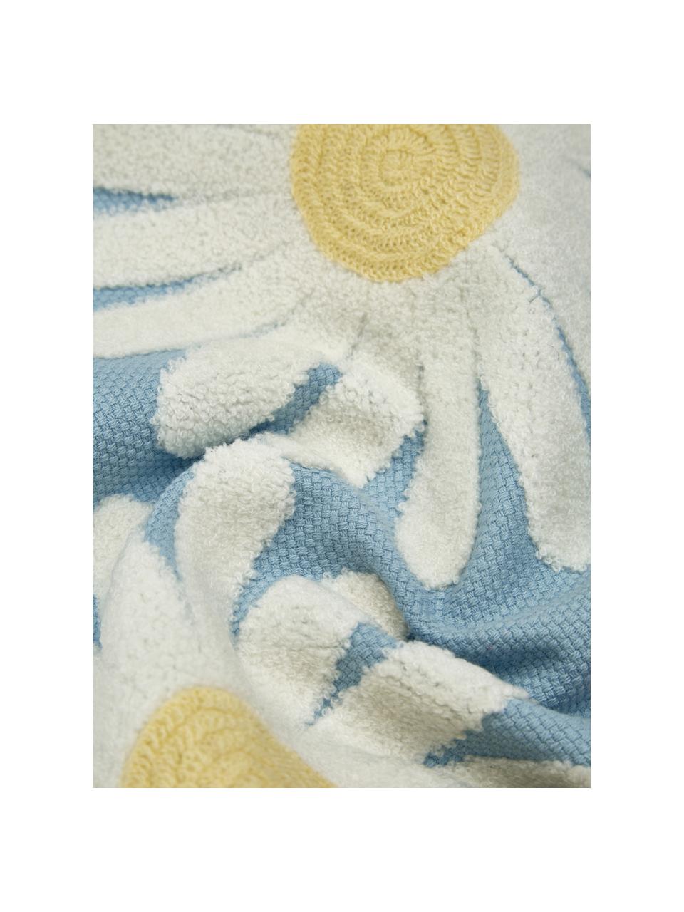 Housse de coussin 45x45 en coton motif fleuri Radar, 100 % coton, Multicolore, larg. 45 x long. 45 cm